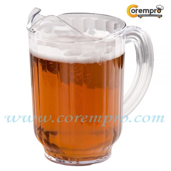carlisle-554007-60-oz-clear-plastic-versapour-beverage-pitcher
