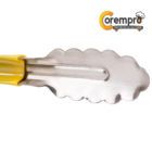 9-stainless-steel-yellow-coated-handle-tong-scalloped