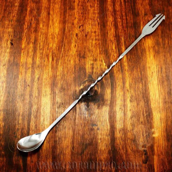 Cuchara de bar torneada con Trinche 32cm – 1