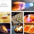 Flameador de cocina tipo antorcha blanco – 4