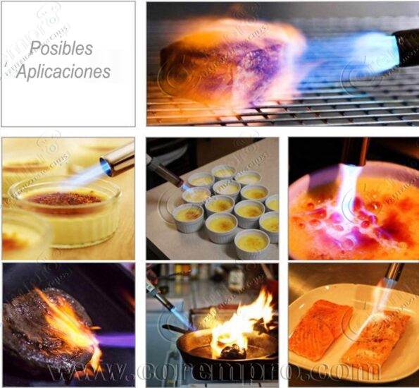 Flameador de cocina tipo antorcha blanco – 11