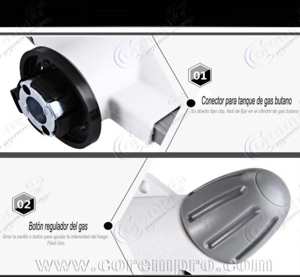 Flameador de cocina tipo antorcha blanco – 6