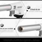 Flameador de cocina tipo antorcha blanco – 4