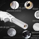 Flameador de cocina tipo antorcha blanco – 4