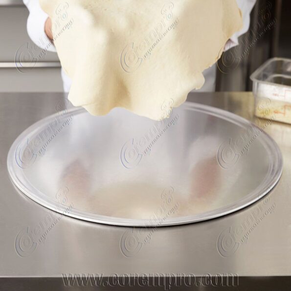 Molde para hacer pizza de aluminio de 18 con borde – 3