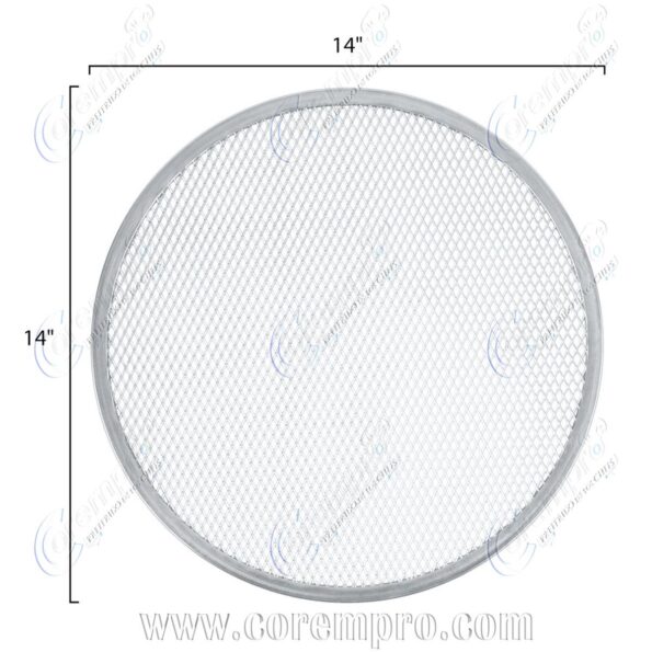 Molde perforado para hacer pizza de aluminio de 14 – 2