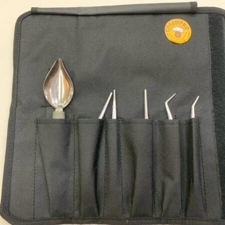 Pinzas, Cucharas Culinarias para decoracion  Set 6 piezas con Maletin
