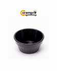 Ramekin Salsero 2 onzas / 90 ml Negro