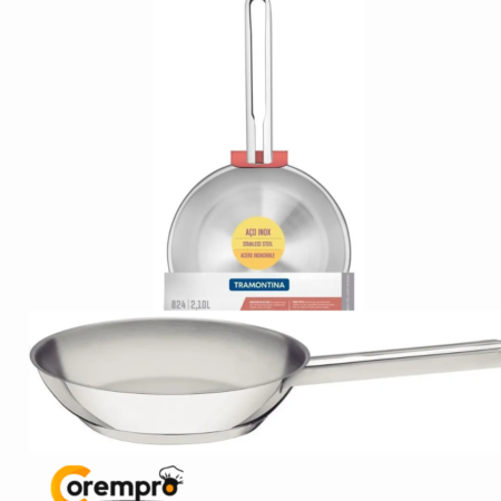 Sarten Acero Inoxidable  Tramontina 24 cm