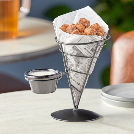 Rack Metalico 18cm con salsero melamine