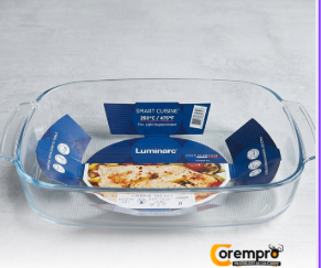 Pyrex  - Bandeja de vidrio para horno (380 x 54x 65 mm 1.3 Lts )