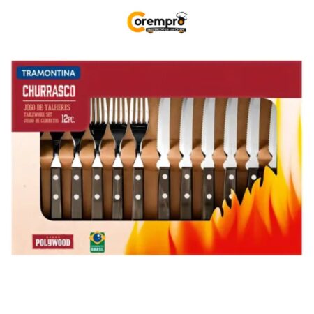 Set de Cubiertos para Asado 12 piezas Tramontina