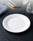 Plato Melamine Blanco 18 cm Postre