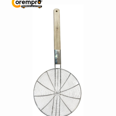 Espumadera Colador Profesional Mango Madera 24 cm