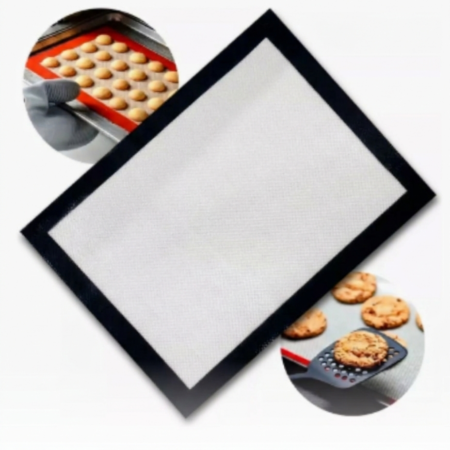 Tapete Silicon Antiadherente Repostería Silpat Negro