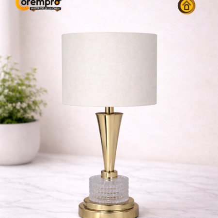 Lampara de Metal Y Vidrio 55 cm