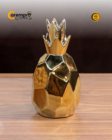 Piña Decorativa Dorado Brillante
