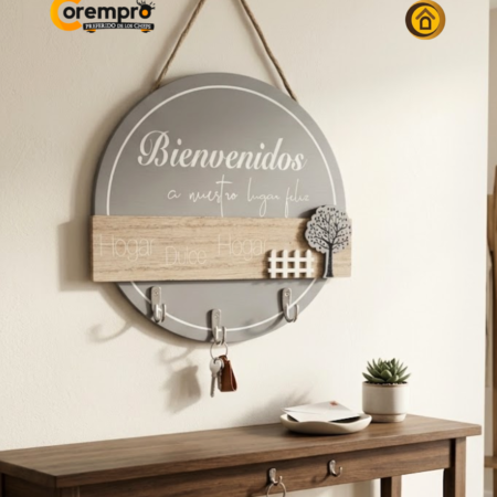 Porta Llave Redondo 20 x 19 cm