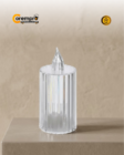 Velas Led Transparente 3 x 6 cm