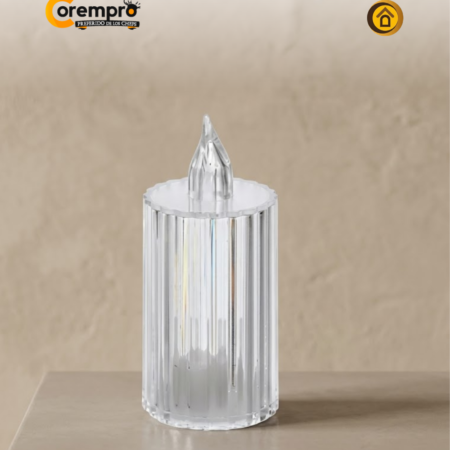 Velas Led Transparente 3 x 6 cm