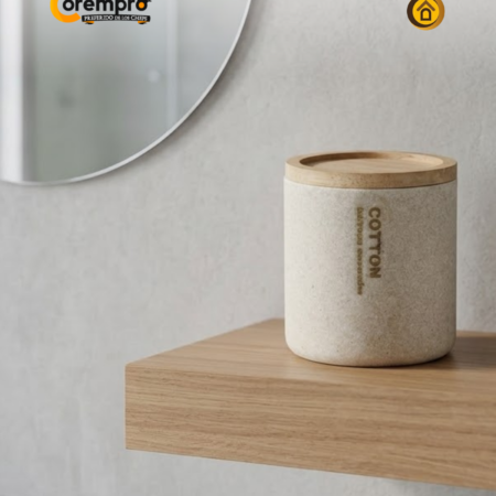 Porta Algodón Poli Resina