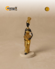Escultura de Africana Arami 20 cm Poli Resina
