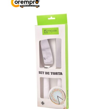 Set Espátula y Cuchillo para Torta