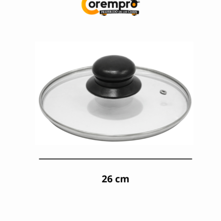 Tapa De Vidrio Para Ollas y Sartenes UMCO 26 cm