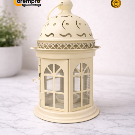 Farol Blanco Grande Metal