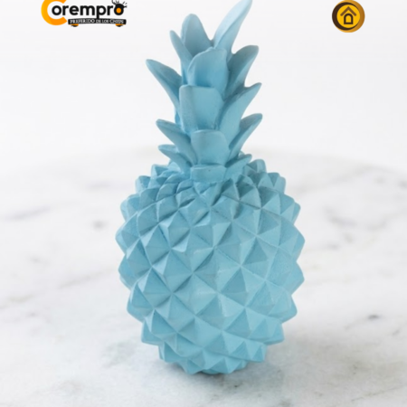 Piña Decorativa Celeste 10.5x19  cm