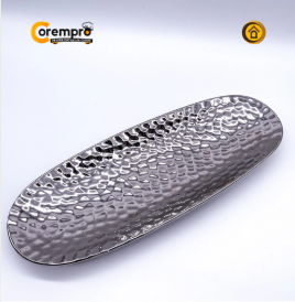 Centro de Mesa Plateado 32 x 14 x 6 cm