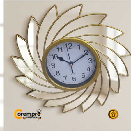Reloj Dorado 25 cm
