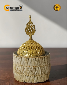 Quemador de Incienso Cofre Saudí 6.2 x 12 cm