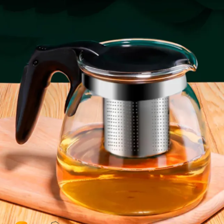 Tetera De Vidrio con Filtro de 1050 ml