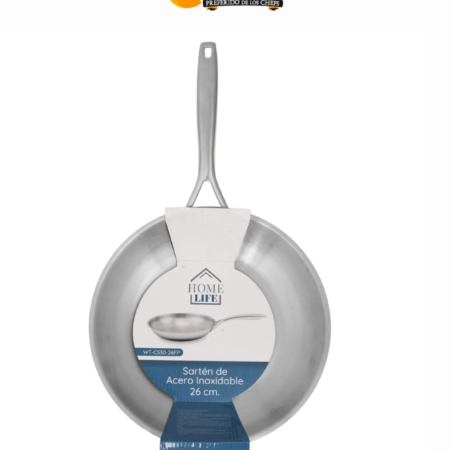 Sarten Acero Inox 28 cm Home Life