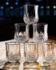 Juego de 6 Vasos Tequileros/ Whisky  de 1 Onza