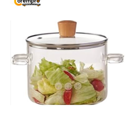 Olla de Vidrio Borosilicato