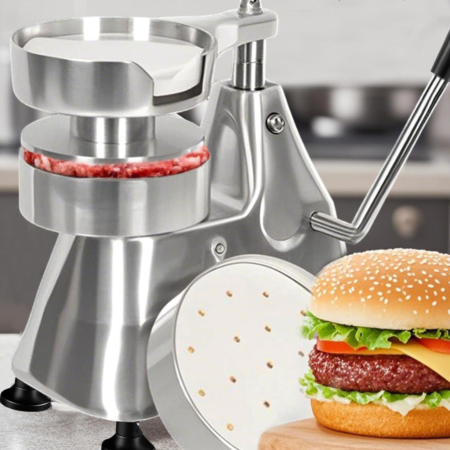 Máquina Comercial 3 en 1 para Hacer Hamburguesas
