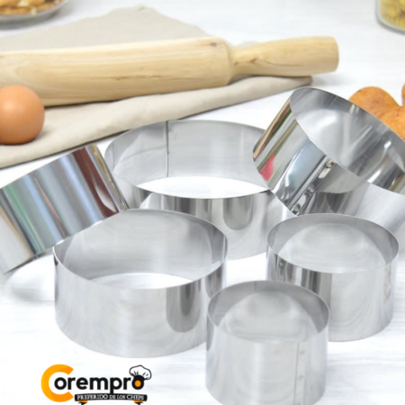 Set de Cortadores Circulares de Acero Inoxidable 6 Piezas