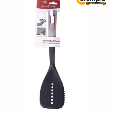 Espátula Ranurada de Nylon Betty Crocker