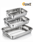 Bandejas de Acero Inox con Asas